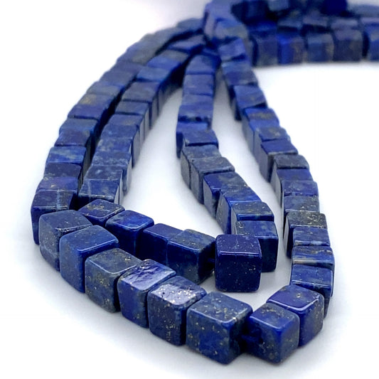 Lapis Lazuli Cube Beads