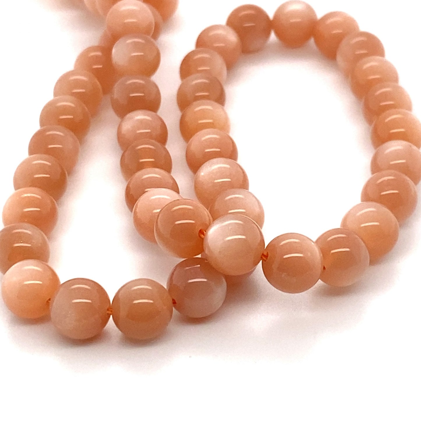 Moonstone Round Polished Beads