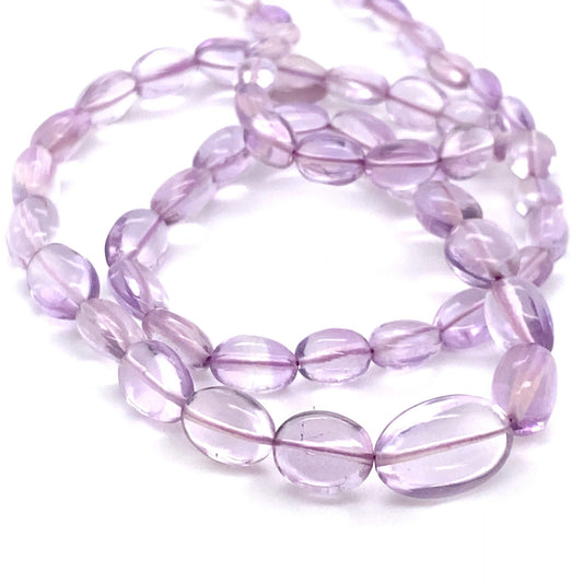 Amethyst Pink Pebble Beads