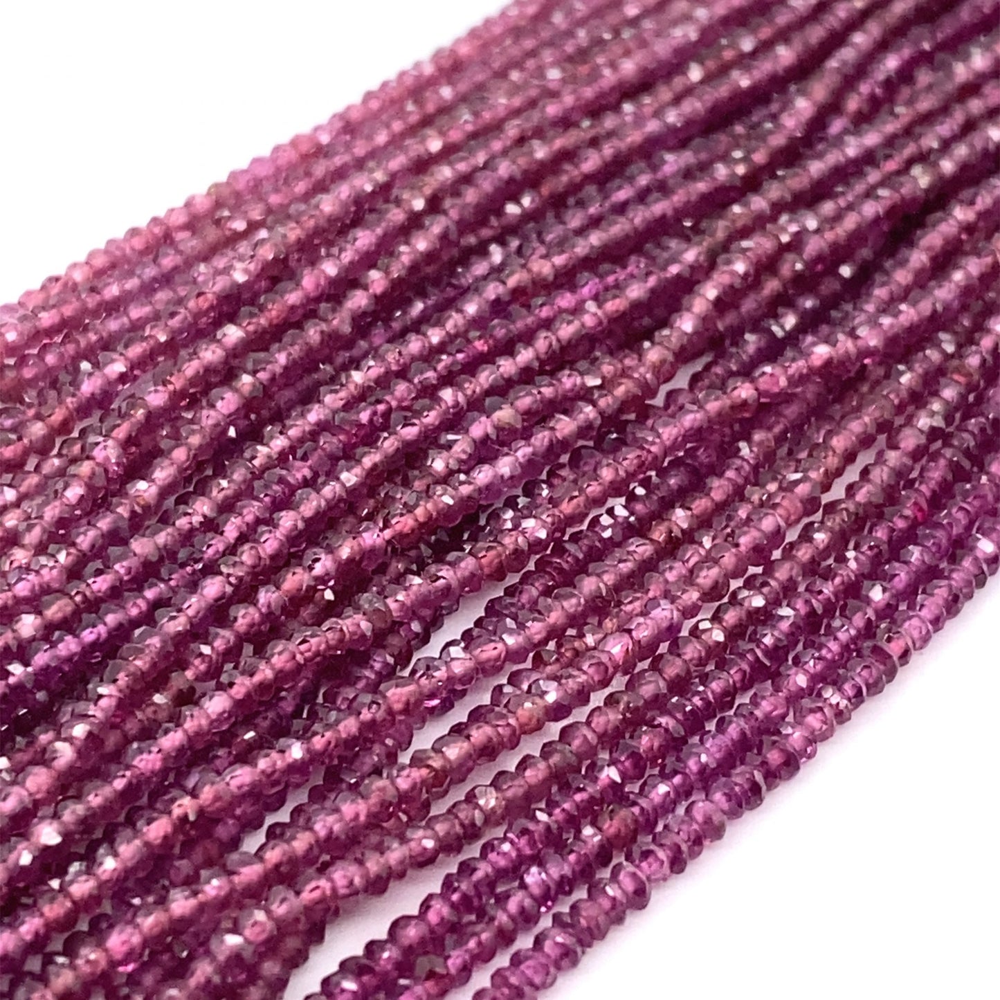 Rhodolite Faceted Small Beads