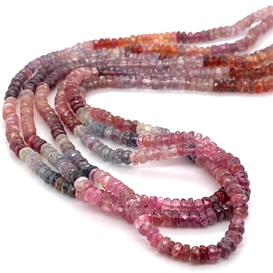 Spinel Multi Color Facet Beads