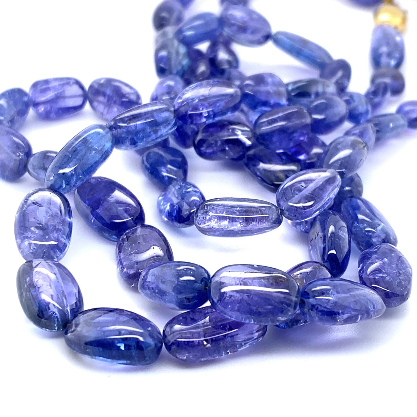 Tanzanite Pebble Beads