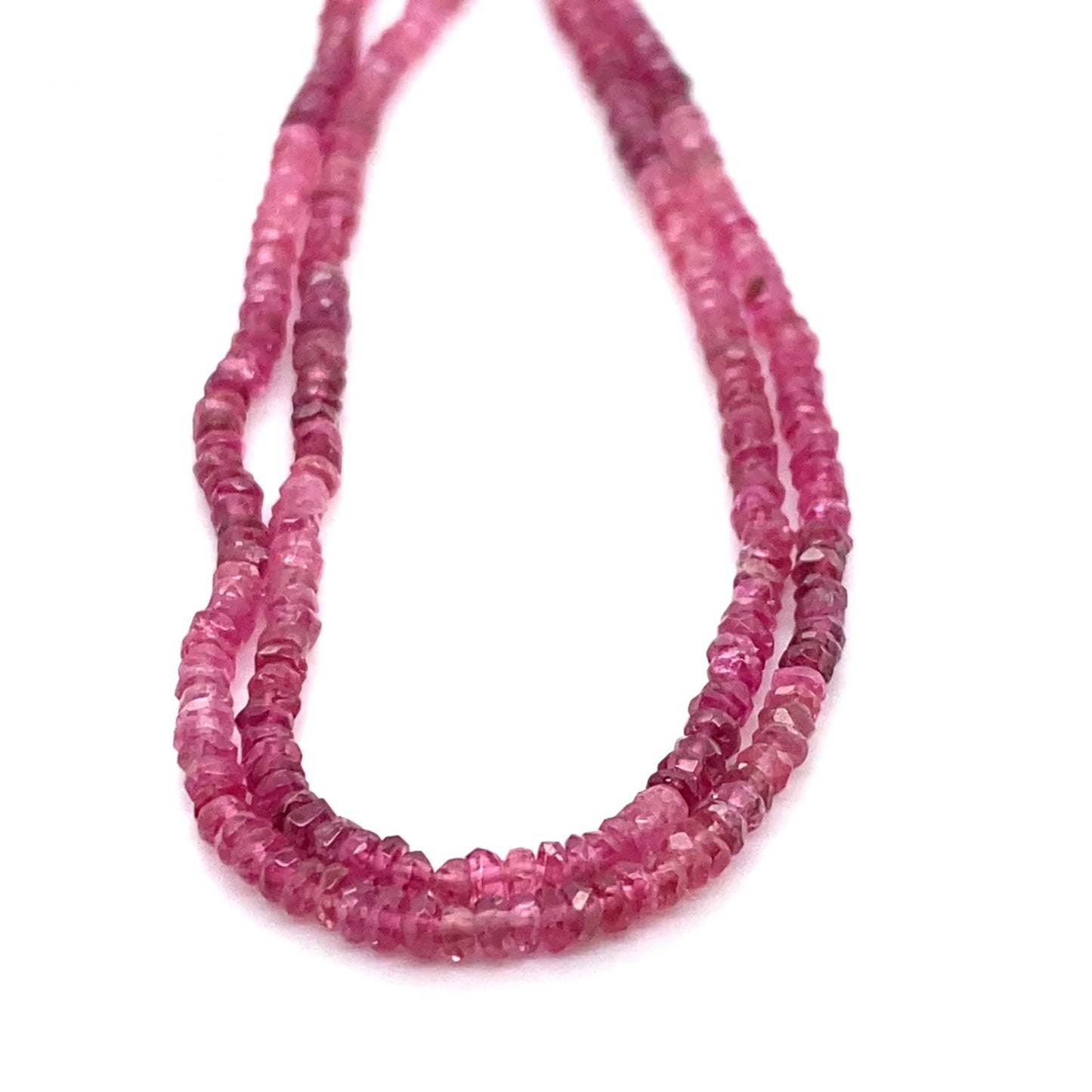 Tourmaline Pink Facet Beads