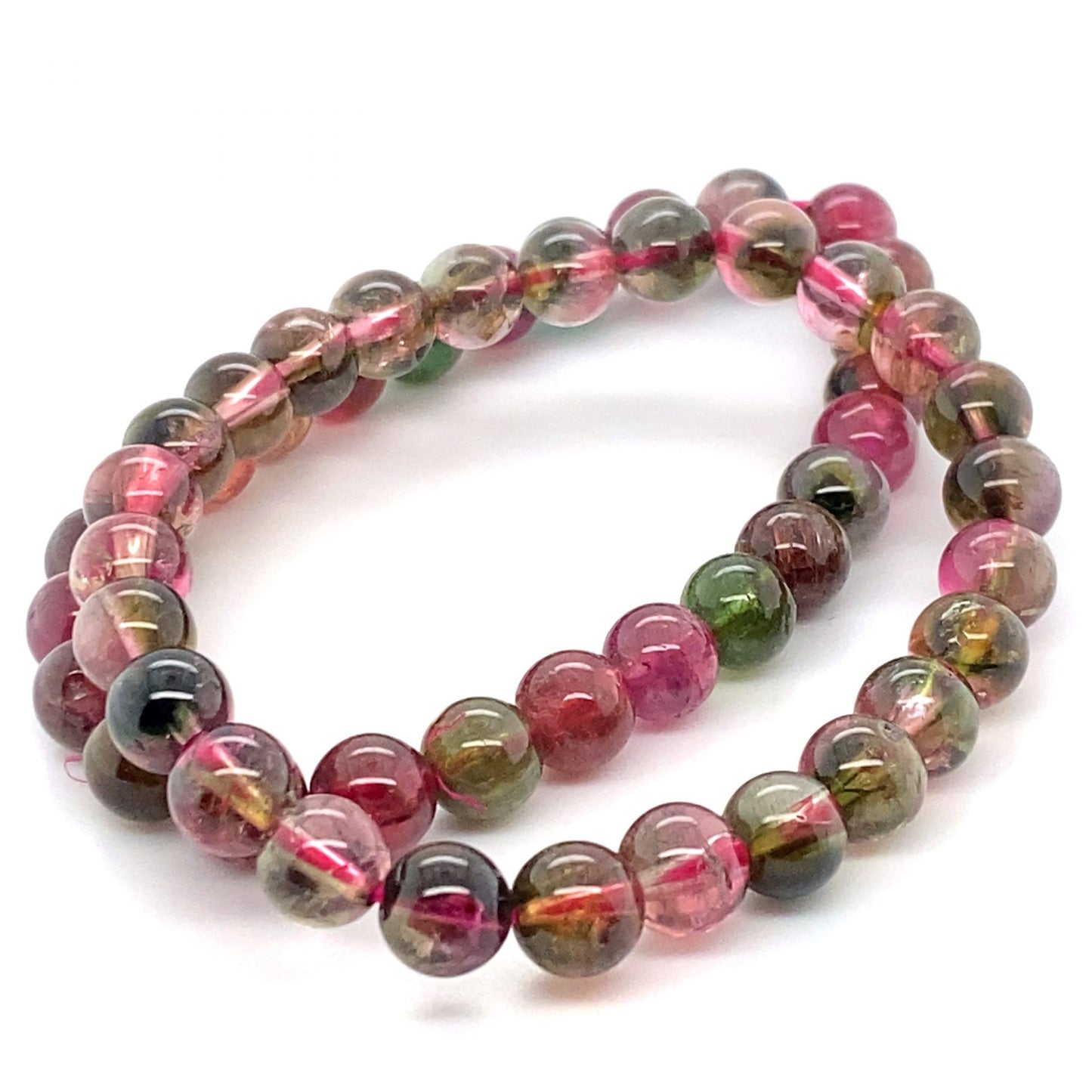 Tourmaline Round Polished Beads