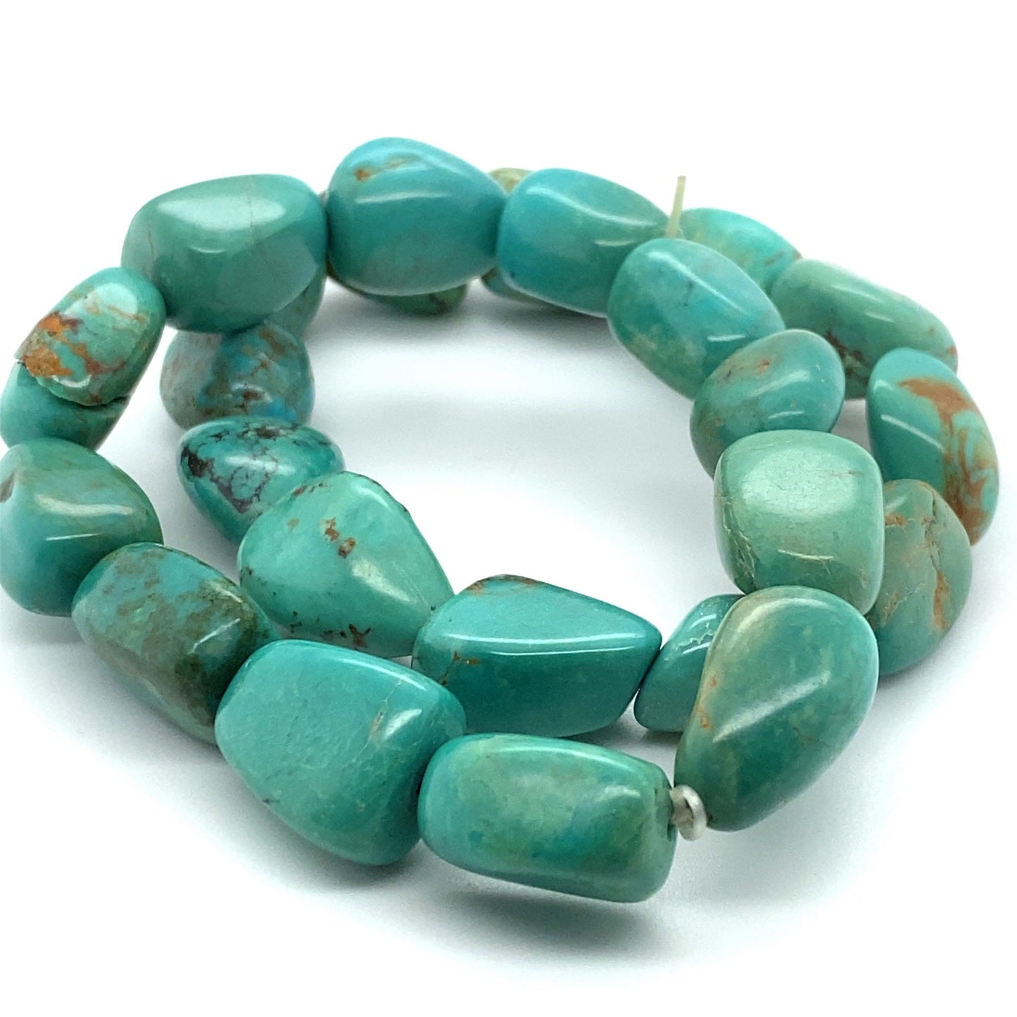 Turquoise Pebble Beads [SOLD]