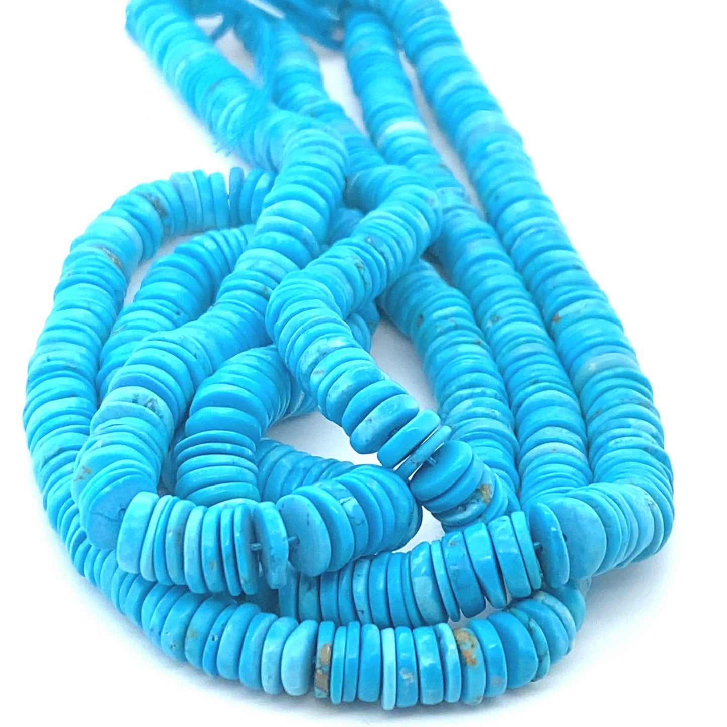 Turquoise Round Disk Beads [SOLD]