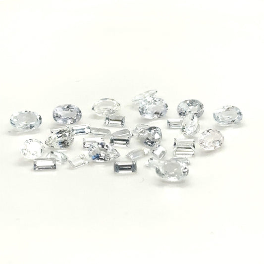 White Sapphire Round Price List